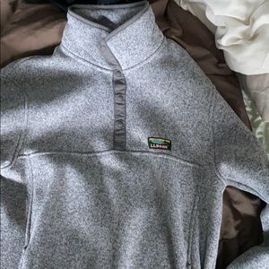 Half button up ll bean sweater